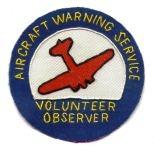 Aircraft Warning Service Patch Patch