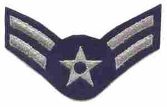 Airman 2nd Class USAF Chevron - Saunders Military Insignia