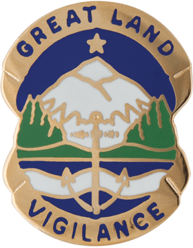Alaska Army National Guard Unit Crest - Symbol of Vigilance and Dedication
