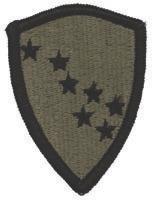 Alaska National Guard Army Patch with Velcro for ACU Uniform