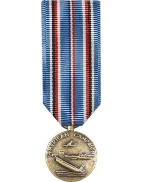 American Campaign Miniature Medal - Saunders Military Insignia