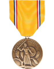 American Defense Full Size Medal - Saunders Military Insignia