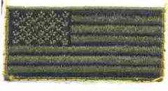 American Flag 1 x 2 Size Subdued Patch - Saunders Military Insignia