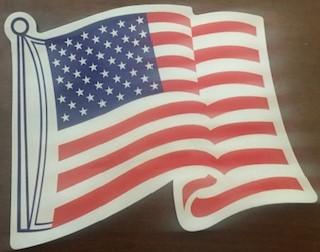 American Flag Magnet - Saunders Military Insignia