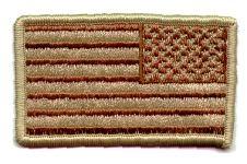 American Flag Reverse desert subdued Patch - Saunders Military Insignia