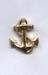 Anchor in gold Large Medal Device - Saunders Military Insignia