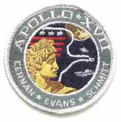 APOLLO 17 Patch, 3 inch - Saunders Military Insignia