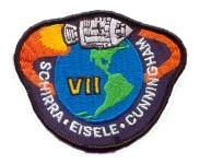 APOLLO 7 Patch, 3 inch - Saunders Military Insignia