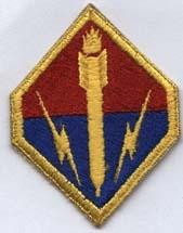 AR Blst Missile Agy Patch, Authentic WWII Repro Cut Edge