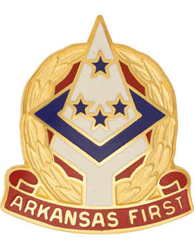 Arkansas State Headquarters Army National Guard Unit Crest - Saunders Military Insignia