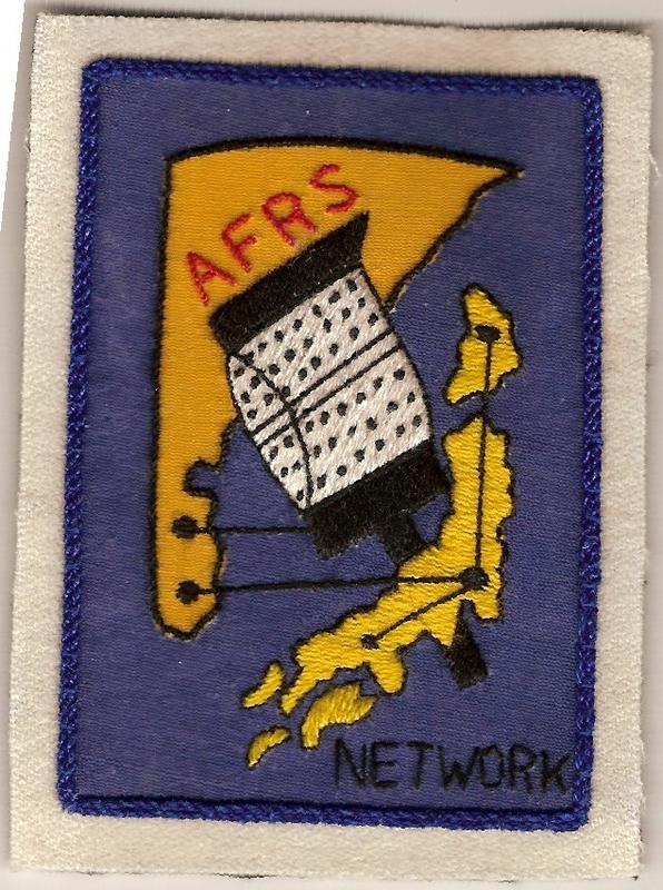 Armed Forces Radio Japan color patch, Patch Saunders Military Insignia