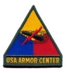 Armor Center with tab Patch with Tab - Saunders Military Insignia