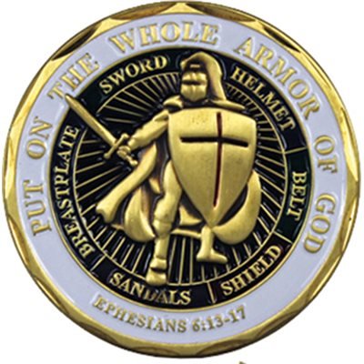 Armor Of God challenge coin