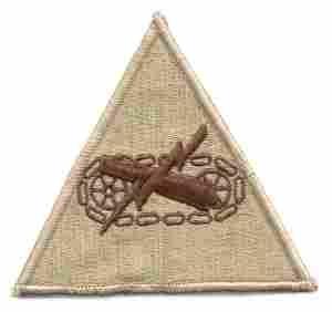 Armored Headquarters Desert Patch - Saunders Military Insignia