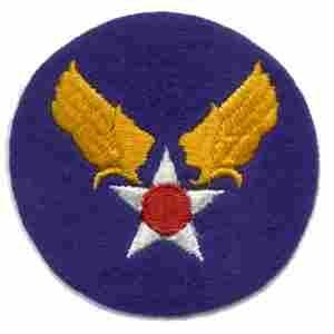 Army Air Force Patch, Felt - Saunders Military Insignia