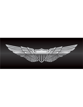 Army Aviator wings bumper sticker - Saunders Military Insignia