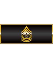 Army Command Sergeant bumper sticker - Saunders Military Insignia