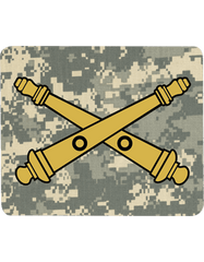 Army Field Artillery branch of service mouse pad