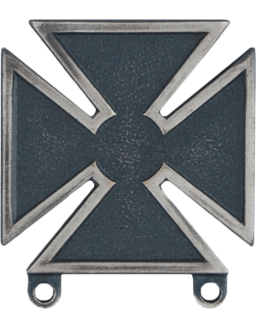 Army Marksman Badge in silver oxidize finish