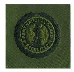 Army National Guard Ms Recruiter Identification Badge - Saunders Military Insignia