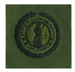 Army National Guard Ms Recruiter Identification Badge - Saunders Military Insignia