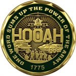 Army One Word Hooah! Presentation Coin