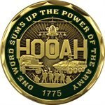 Army One Word Hooah! Presentation Coin - Saunders Military Insignia