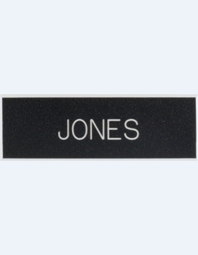 Army Regulation Plastic Name Plate - Saunders Military Insignia