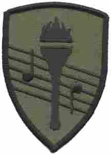 Army School Music, subdued patch - Saunders Military Insignia