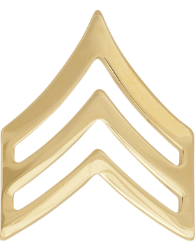 Army Sergeant Metal Rank Insignia