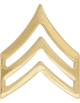 Army Sergeant Metal Rank Insignia - Saunders Military Insignia