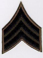 Army Sergeant subdued Sleeve size chevron