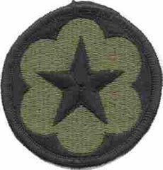 Army Staff Support Subdued Patch