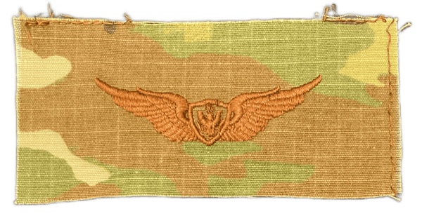 Aviation wing in scorpion sew on cloth