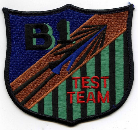 B1 Test and Evaluation Squadron Team Subdued Patch - Saunders Military Insignia