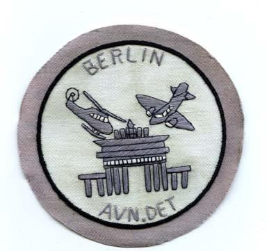 Berlin Brigade Aviation Detachment, Custom made Cloth Patch - Saunders Military Insignia