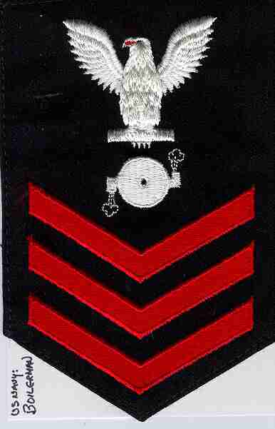 Boiler Technician US Navy Rating - Saunders Military Insignia