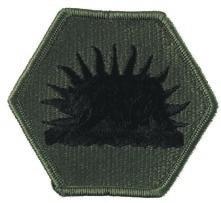California, Army ACU Patch with Velcro