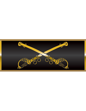 Cavalry Army branch of service bumper sticker - Saunders Military Insignia