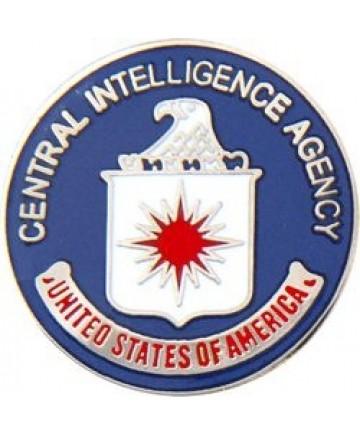 Central Intelligence Agency CIA metal hat pin