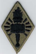 Chaplain Center and School subdued patch