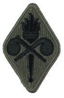 Chemical Trans School, Army ACU Patch with Velcro