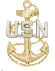 Chief Petty Officer Navy Cap Device - Saunders Military Insignia