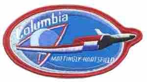 COLUMBIA 6 82 cloth patch