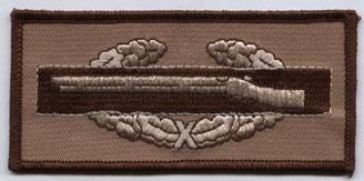 Combat Infantry Badge Desert Cloth Patch