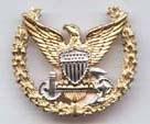 Command Ashore Badge, metal