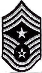 Command Chief Master Sergeant USAF Chevron, large - Saunders Military Insignia