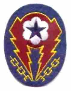 Communications Zone Personnel- European Theater Of Operations Patch, Patch on felt