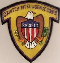 Counter Intelligence Corps Pacific Custom made Cloth Patch