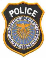 Department of Army Police Patch (5 Inch Size)